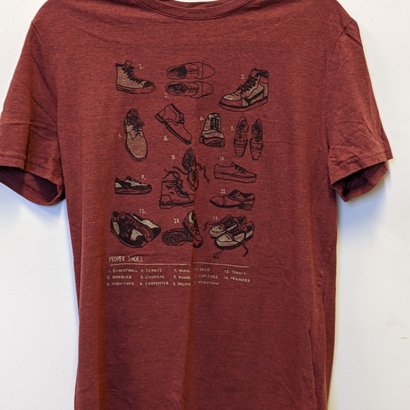 Banana Republic Burgundy Eco T-Shirt - Picture 1 of 4